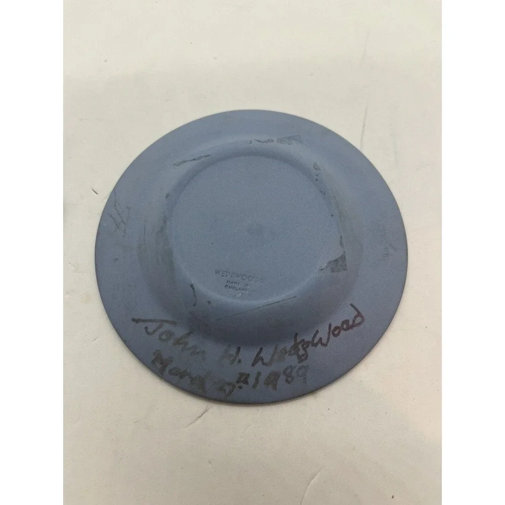 Two‎ Wedgwood Small Plates Signed By John H. Wedgwood March 27, 1989